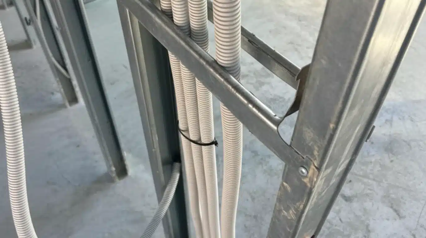 Instalaciones integradas en estructura de acero