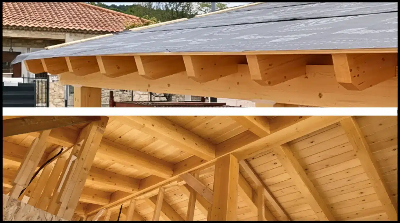 Estructura avanzada con tejado